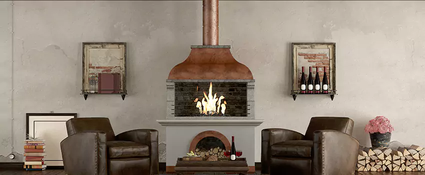 Thelin Hearth Products Providence Pellet Insert Fireplace Installation in Valley Stream, NY
