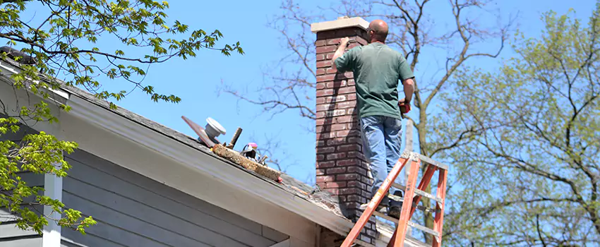 Vinyl and PVC Chimney Flashing Installation in Valley Stream, NY