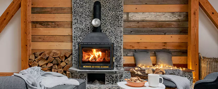 Thelin Hearth Products Direct Vent Gas Stove Fireplace Inspection in Valley Stream, New York